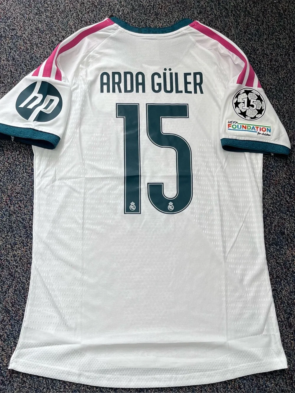 ARDA GÜLER 15 REAL MADRID 26/27 HOME PLAYER VERSION JERSEY (L)